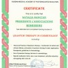 Certificato in cosmetologia